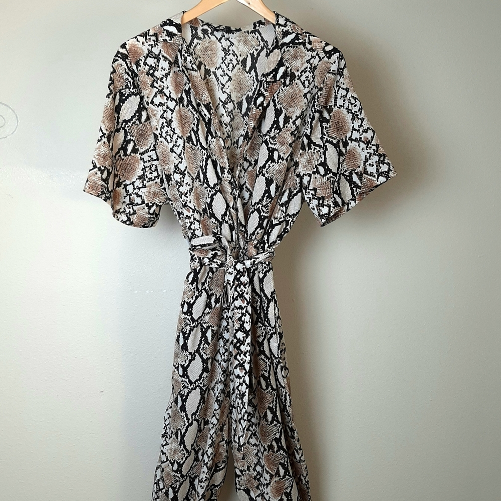 Snakeprint jumpsuit